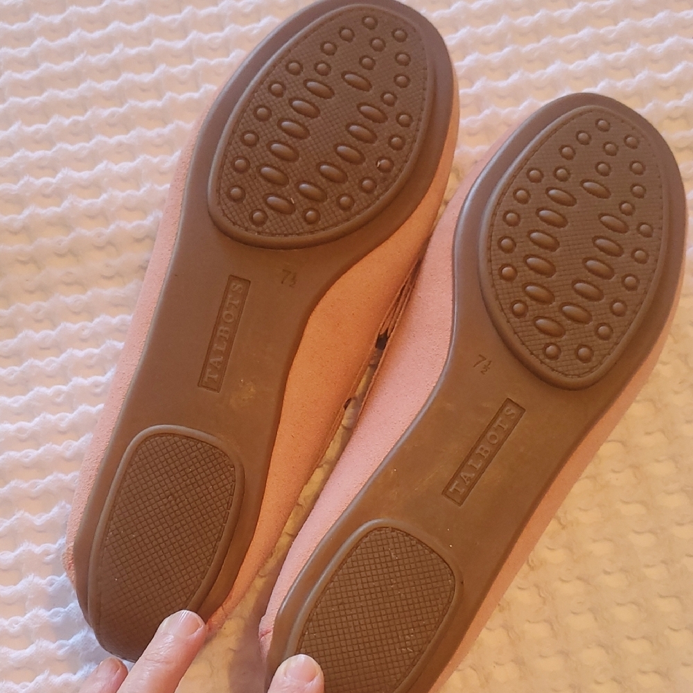 Talbots Pink Suede Moc for Women - Picture 7 of 7